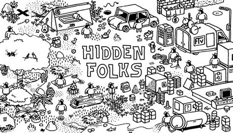 Hidden Folks: En charmig pusseläventyr fyllt med humor och detaljrikedom!